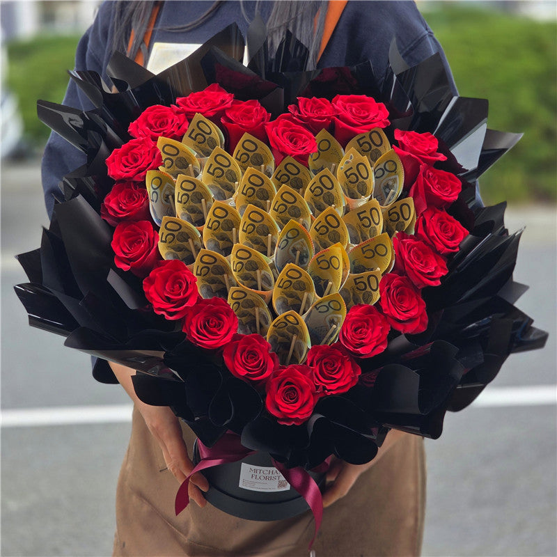 $50 AUD Style #14丨Cash Flowers丨Money Flowers丨澳币现金花