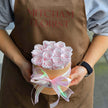 8 Pink Everlasting Preserved Roses Mini Hatbox丨Preserved Flowers丨Dry Flowers Melbourne
