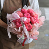 10 Coral Charm Peonies Hatbox