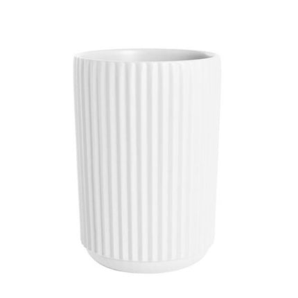 Ceramic Cyprus Vase Matte White 26cmH