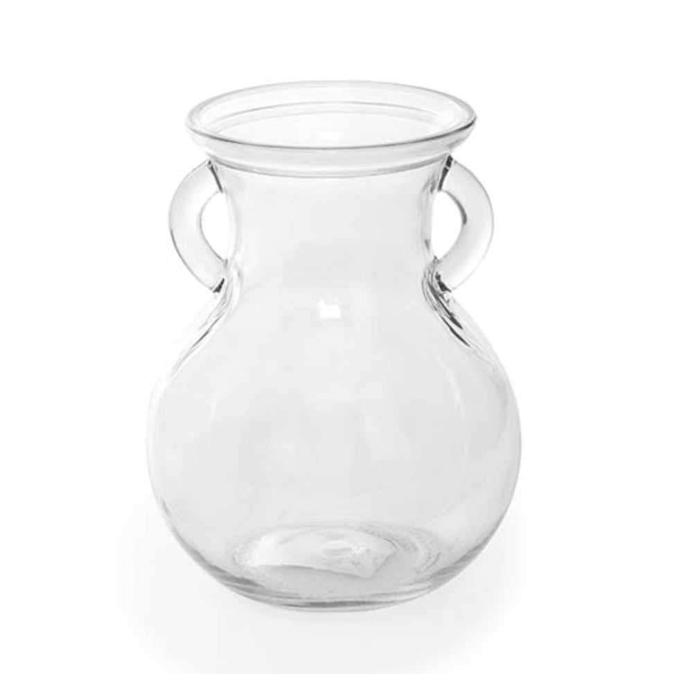 Glass Vase With Handle 15cm