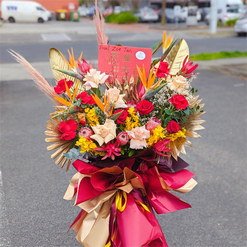 Business Opening Flowers - Modern Style 5 墨尔本开业花篮现代风开业三脚架1.75米