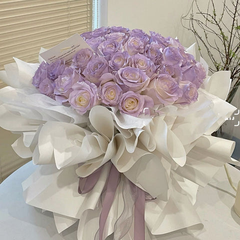 99 Misty Purple Roses