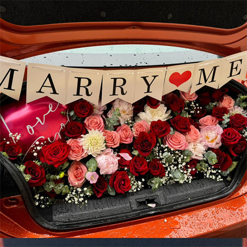 Romantic Car Boot Flowers #6