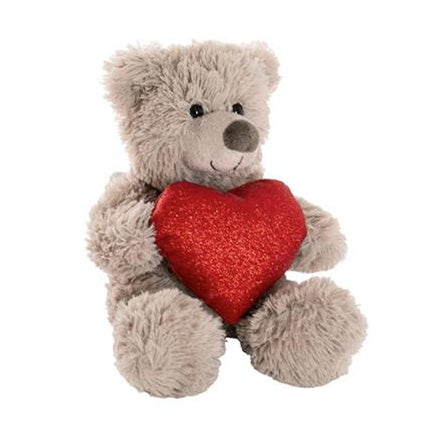 Valentines Day Teddy & Red heart 20cm