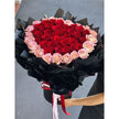 ❤52 Roses Heart Shape Hatbox #2