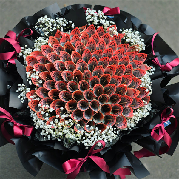$20 AUD Style #1丨Contact us directly for quote丨Cash Flowers丨Money Flowers丨澳币现金花