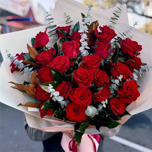 24 Red Roses Bouquet