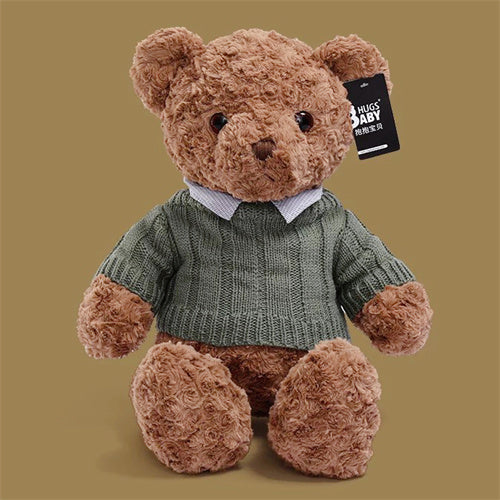 Vintage Teddy Bear (with Green top) 50cm