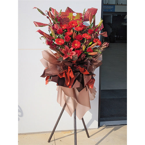 Business Opening Flowers - Modern Style 10 墨尔本开业花篮现代风开业三脚架1.75米