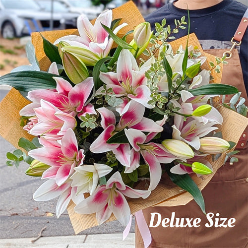 Bouquet of #Pink Oriental Lily