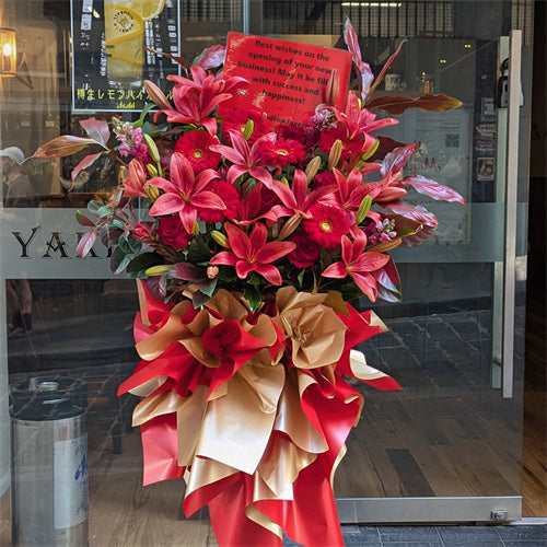 Business Opening Flowers - Modern Style 10 墨尔本开业花篮现代风开业三脚架1.75米