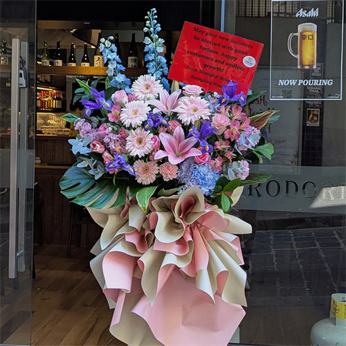 Business Opening Flowers - Modern Style 2 墨尔本开业花篮现代风开业三脚架1.75米