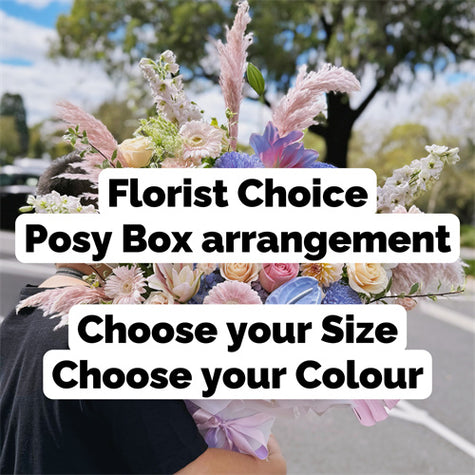 Florist Choice Posy Box Arrangement - Set your Budget & Colour