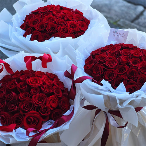 33 Ecuadorian Red Roses (Pre-Order Only)