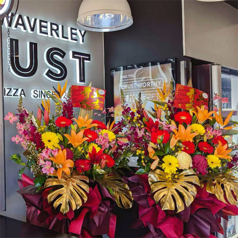 Business Opening Flowers - Modern Style 8 墨尔本开业花篮现代风开业三脚架1.75米