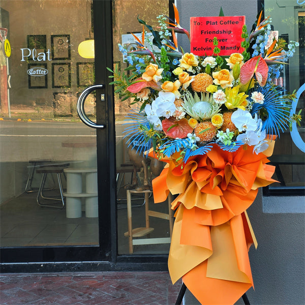 Business Opening Flowers - Modern Style 20 墨尔本开业花篮现代风开业三脚架1.9米