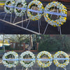 Funeral Heart Wreath #19 30cm/65cm Pink Roses & Baby's Breaths丨Funeral Flowers delivery Melbourne