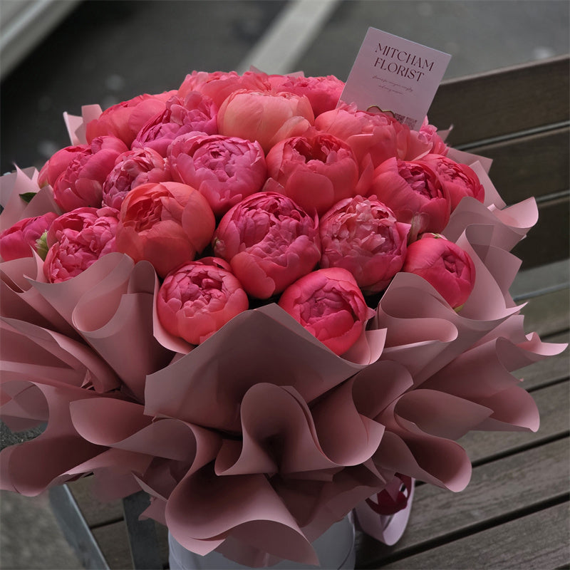 Peonies Charm Hatbox