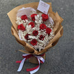 Red Fairy Everlasting Preserved Flower Bouquet丨Preserved Flowers丨Dry Flowers Melbourne