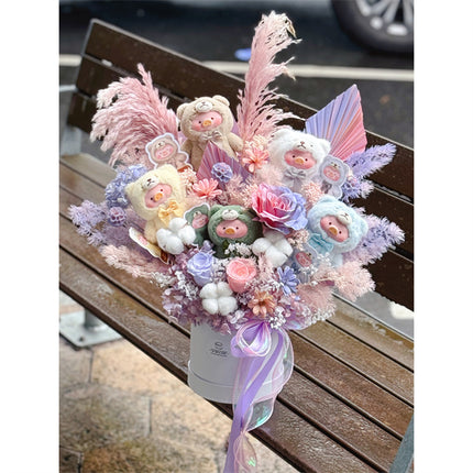 Plush Toy Flowers Style #3丨Contact us directly for quote丨Toy Flowers丨玩偶花束