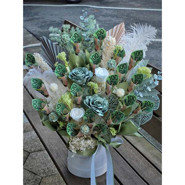 $100 AUD Style #3丨Contact us directly for quote丨Cash Flowers丨Money Flowers丨澳币现金花