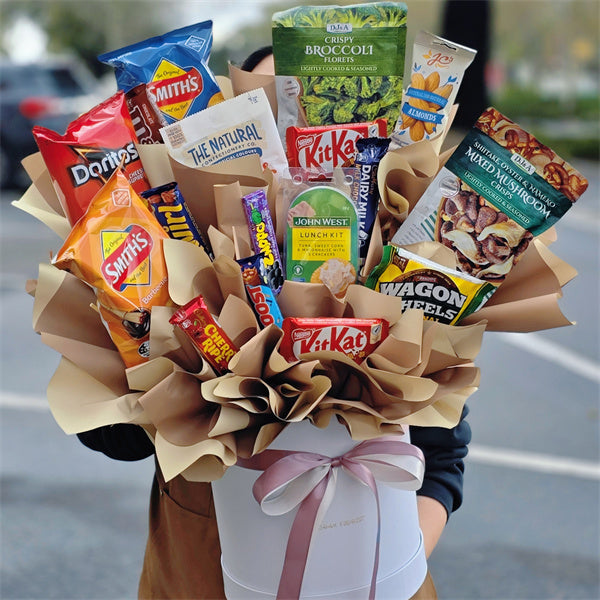 Snack Flowes Style #1丨Contact us directly for quote丨Snack Flowers丨零食花束