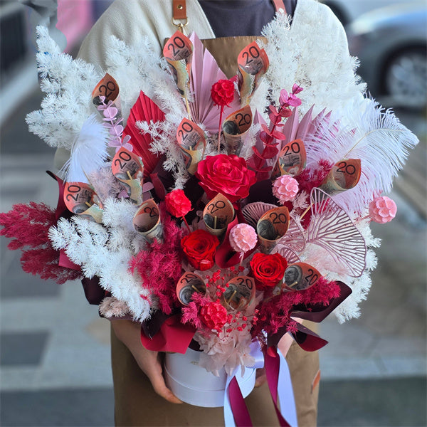 $20 AUD Style #7丨Contact us directly for quote丨Cash Flowers丨Money Flowers丨澳币现金花