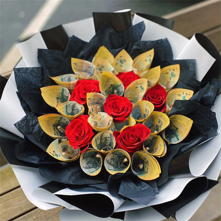$50 AUD Style #8丨Contact us directly for quote丨Cash Flowers丨Money Flowers丨澳币现金花