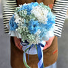 Everlasting Preserved Hydrangea Flower Hatbox Small丨Preserved Flowers丨Dry Flowers Melbourne'