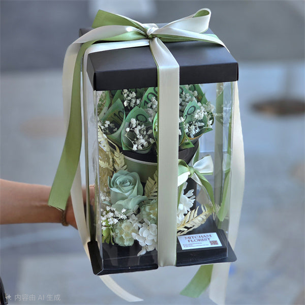 $100 AUD Style #6丨Contact us directly for quote丨Cash Flowers丨Money Flowers丨澳币现金花