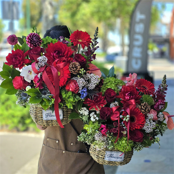 Flower Basket - Christmas Style (Deluxe)