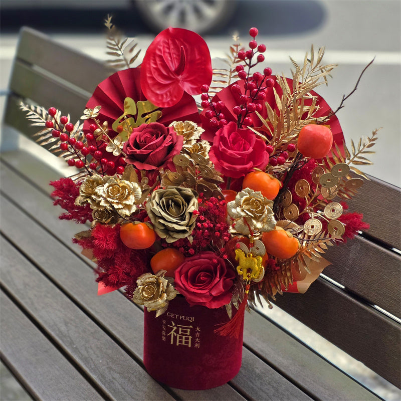 Chinese New Year Flower Basket #2丨The Year of Horse丨墨尔本马年年宵花福桶