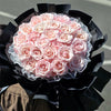 24 Pastel Pink Ecaudor Roses Bouquet