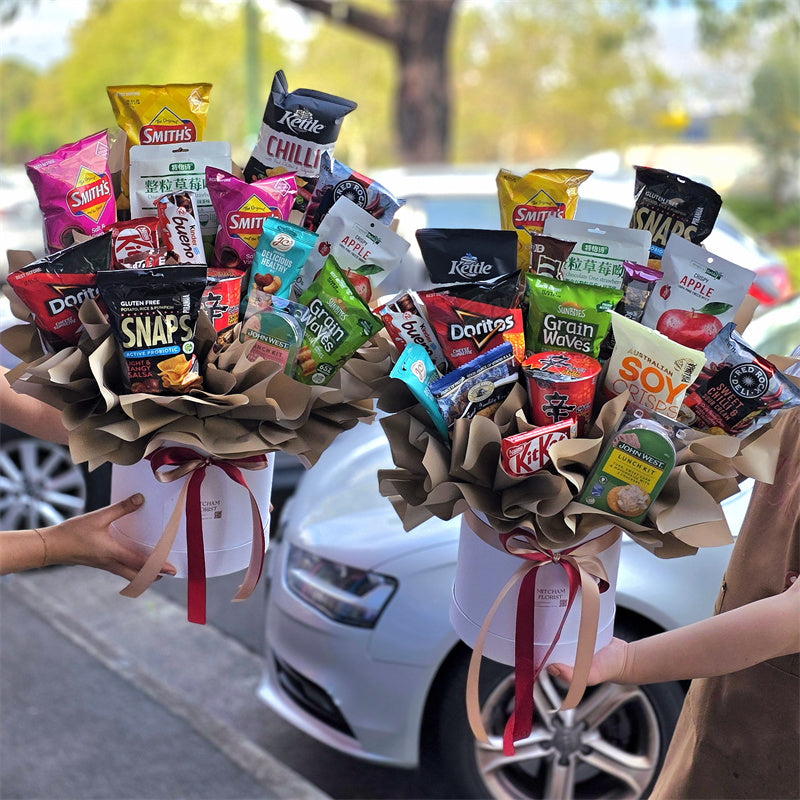 Snack Flowes Style #1丨Contact us directly for quote丨Snack Flowers丨零食花束