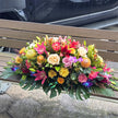 Funeral Casket Spray Flowers #20 80-120cm Bright Seasonal丨Funeral Flowers delivery Melbourne