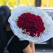 33 Red Roses & Gyp Bouquet