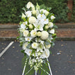 Funeral Spray Tributes #1 Seasonal White丨Melbourne Funeral Flowers Delivery