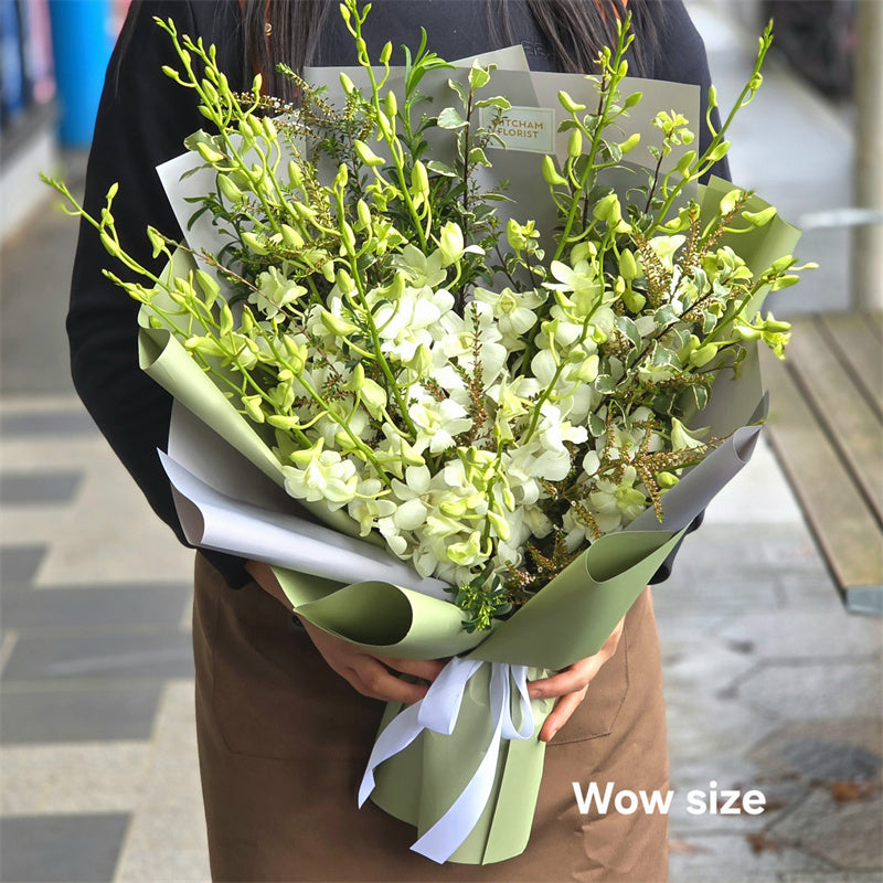 Bouquet of #Singapore Orchids White