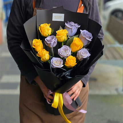 Lakers-themed Rose Bouquet