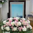Funeral Photo Frame Flowers #2 Pink and White丨墨尔本葬礼白/粉色遗像花艺 60cm x 25cm