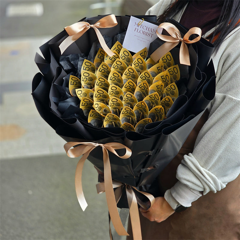 $50 AUD Style #12丨Cash Flowers丨Money Flowers丨澳币现金花