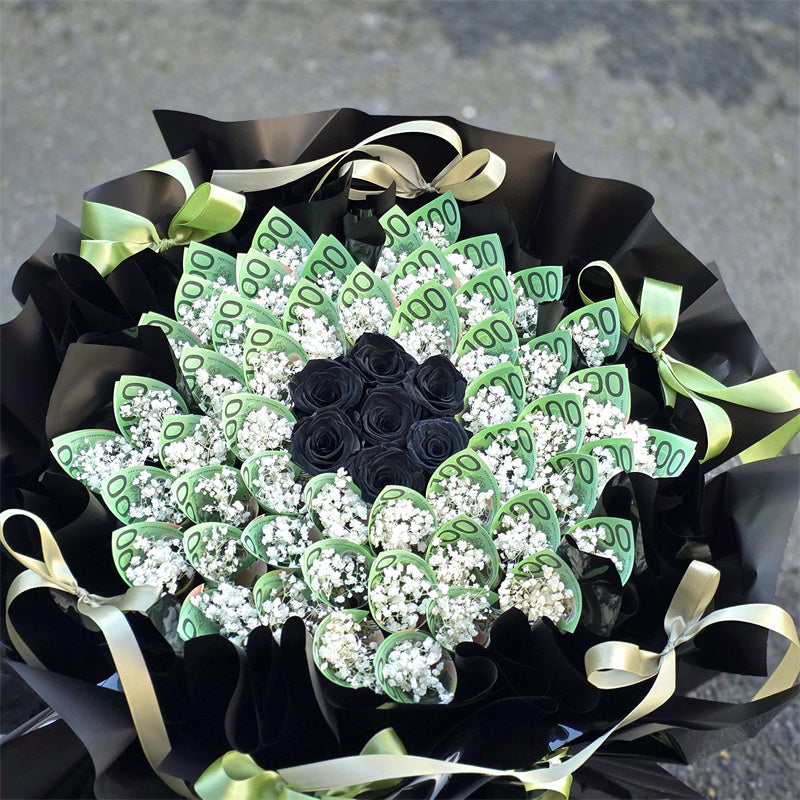 $100 AUD Style #11丨Cash Flowers丨Money Flowers丨澳币现金花
