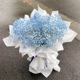 Ice Blue Gypsophila Bouquet