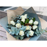 12 Roses Bouquet (more colour option) - Mitcham Central Flowers