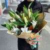 Bouquet of #White Oriental Lily