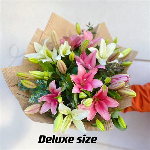 Bouquet of #Pastel Lilies