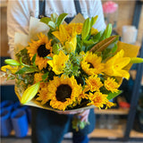 Bouquet of #Sunflowers & Lily