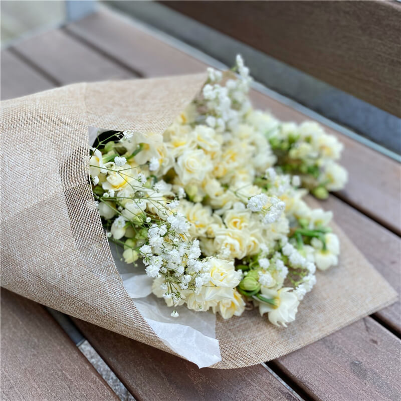 Paper Whites & Gyp Bouquet