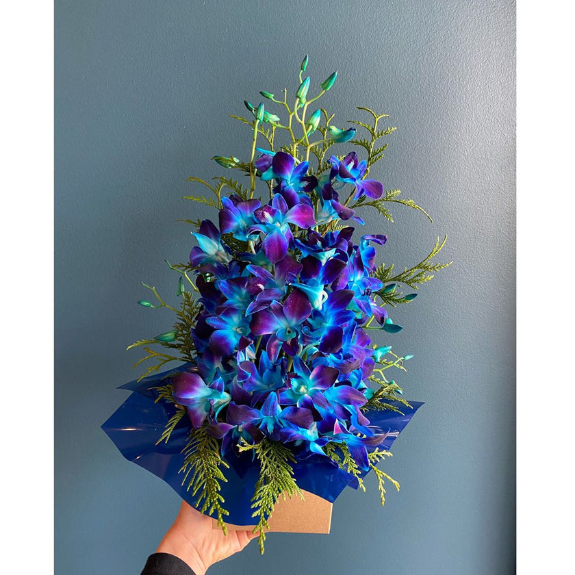 Singapore Orchids Box #Blue Small